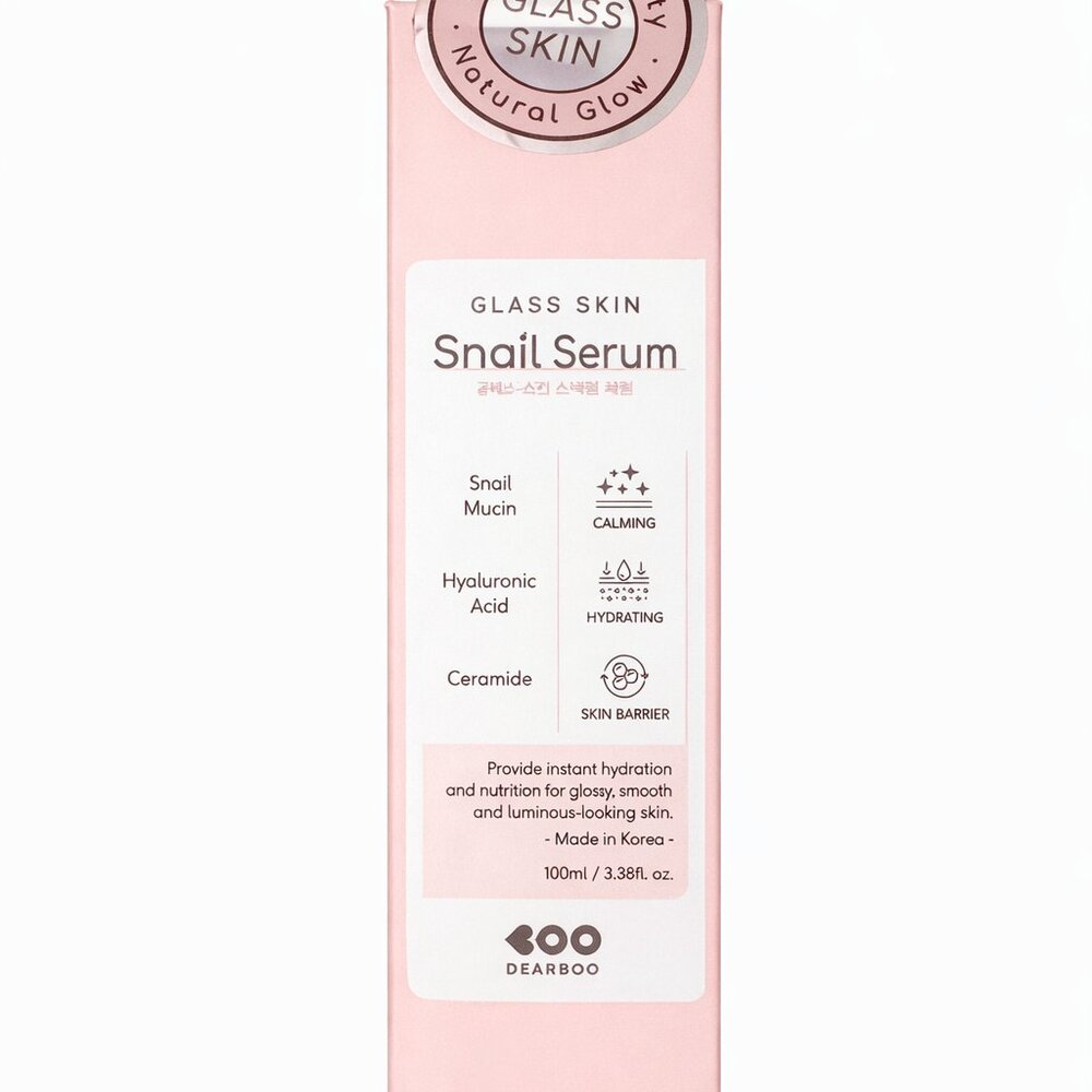 DEARBOO Glass Skin Snail Serum- Korean Skin care 100ml